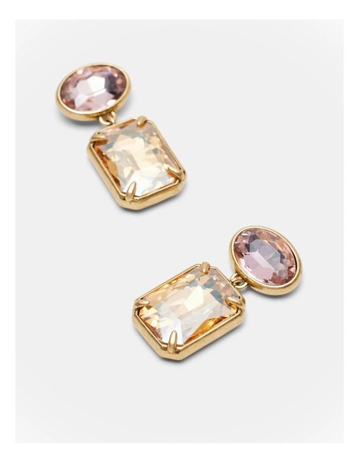 Demeanour Drop Earrings in Wine image 3