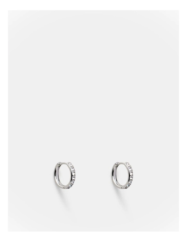 Emotional Huggie Hoop Earrings in Gold image 3