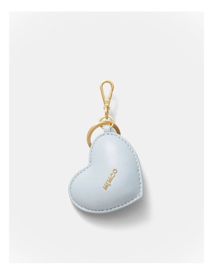 Romance Heart Bag Charm in Baby Blue image 1