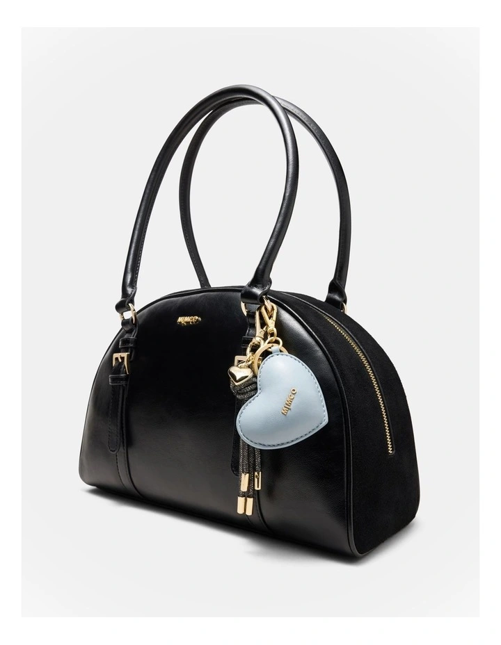 Romance Heart Bag Charm in Baby Blue image 2