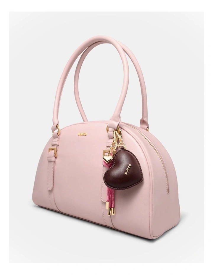Romance Heart Bag Charm in Mahogany image 2