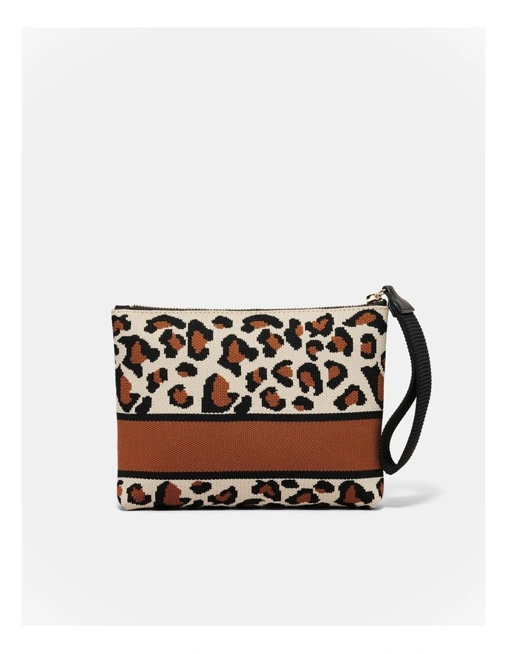 Blondie Pouch in Leopard image 4