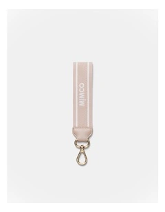 Multi Stripe Webbing Wrist Strap in Dusty Rose