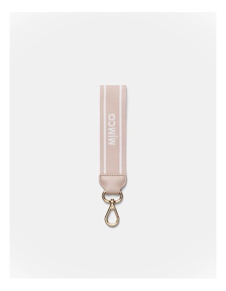 Multi Stripe Webbing Wrist Strap in Dusty Rose image 1
