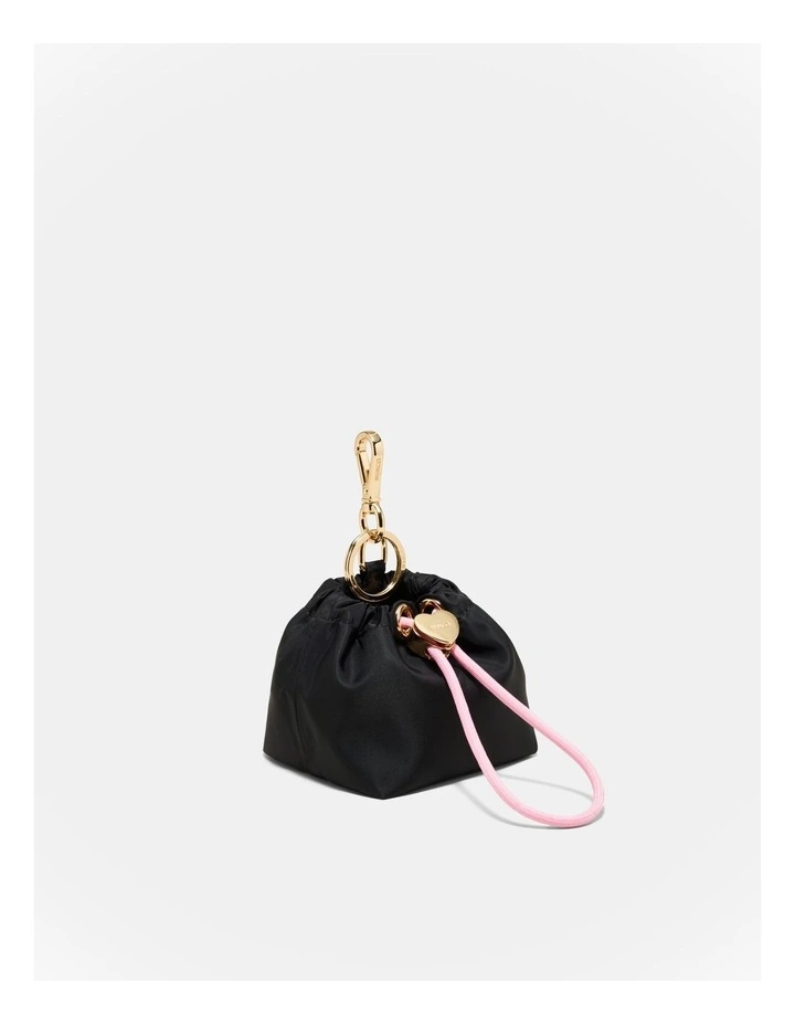 Lacey Pouch Keyring in Black Light Gold image 1
