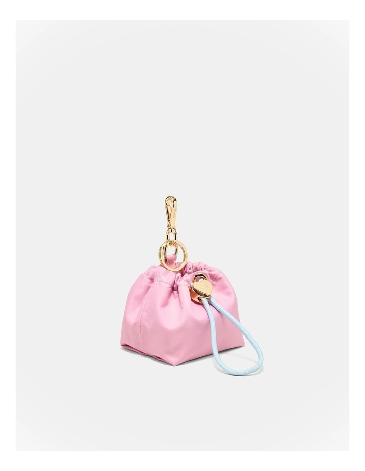 Lacey Pouch Keyring in Pink Dust image 1