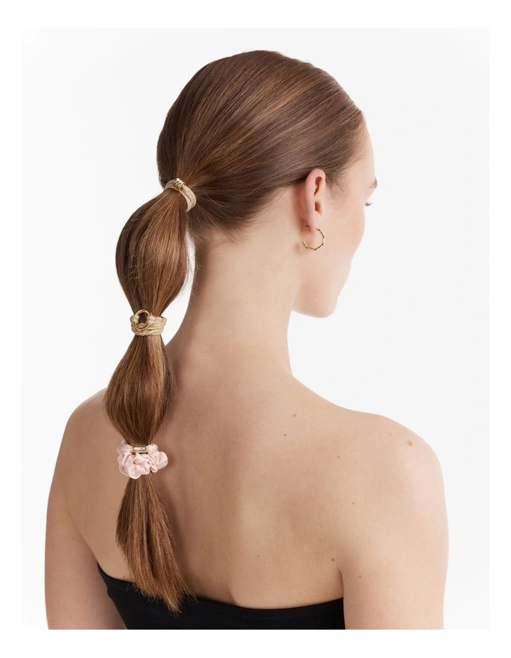 Sensation Hair Tie Set in Gold image 2