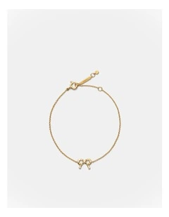 Baby Bow Bracelet in Gold
