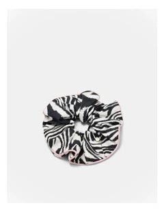 Zebra Scrunchie in Multi