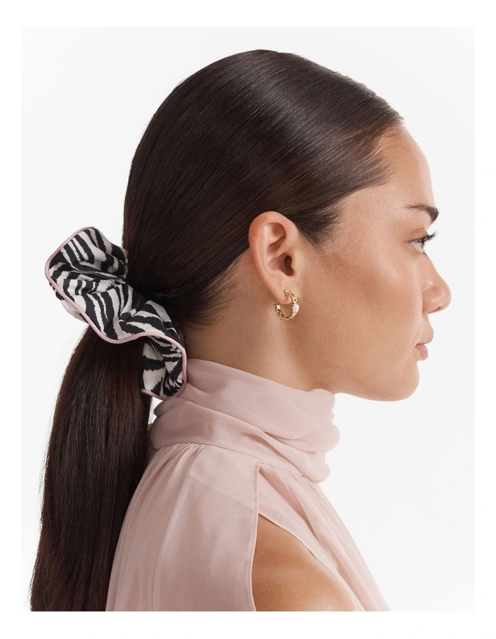 Zebra Scrunchie in Multi image 2