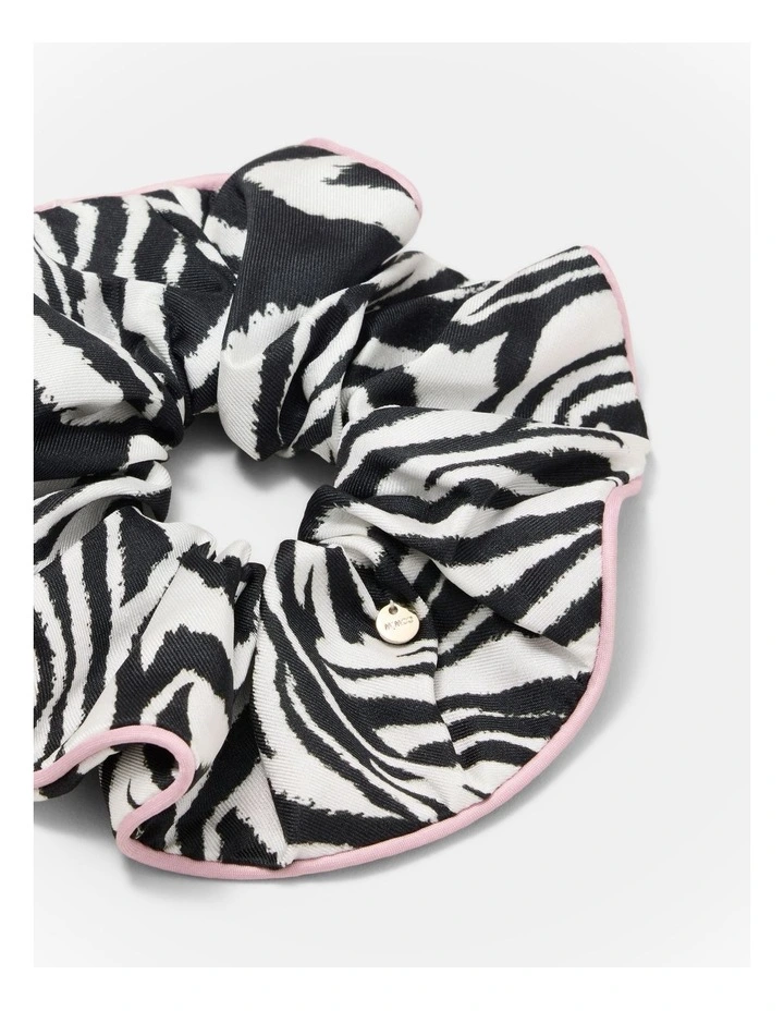 Zebra Scrunchie in Multi image 3