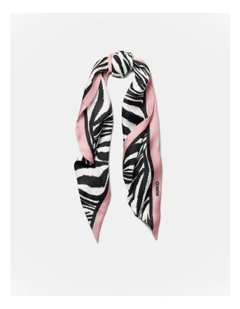 Zebra Thin Scarf in Multi