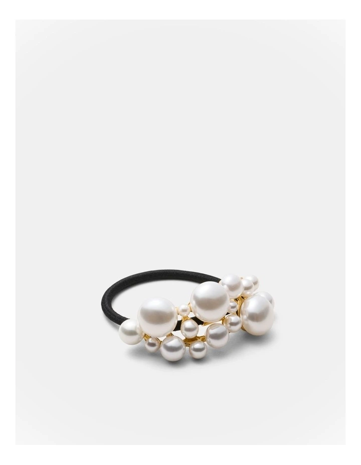 Pearly Hair Tie in Pearl image 1
