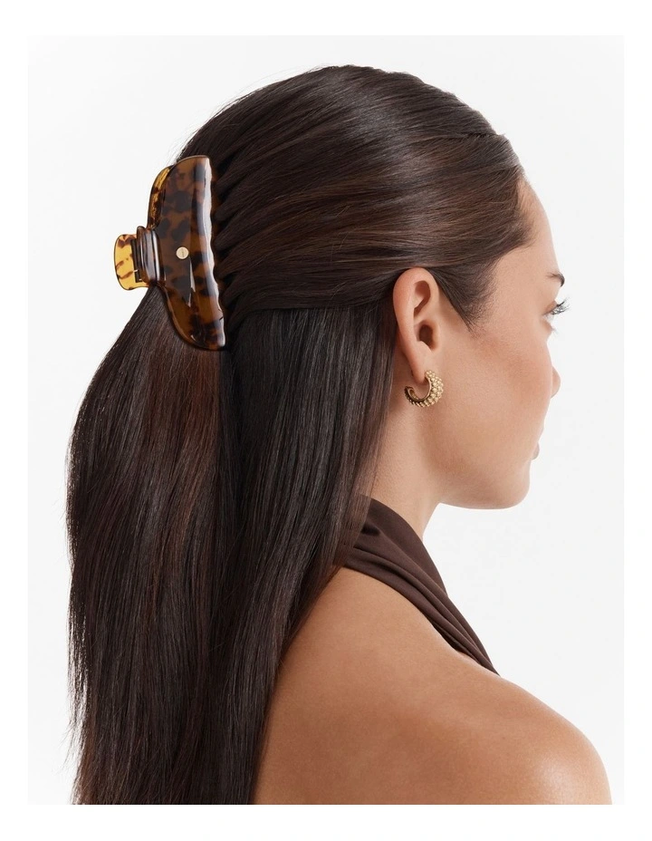 Mega Hair Claw Clip in Tort image 2