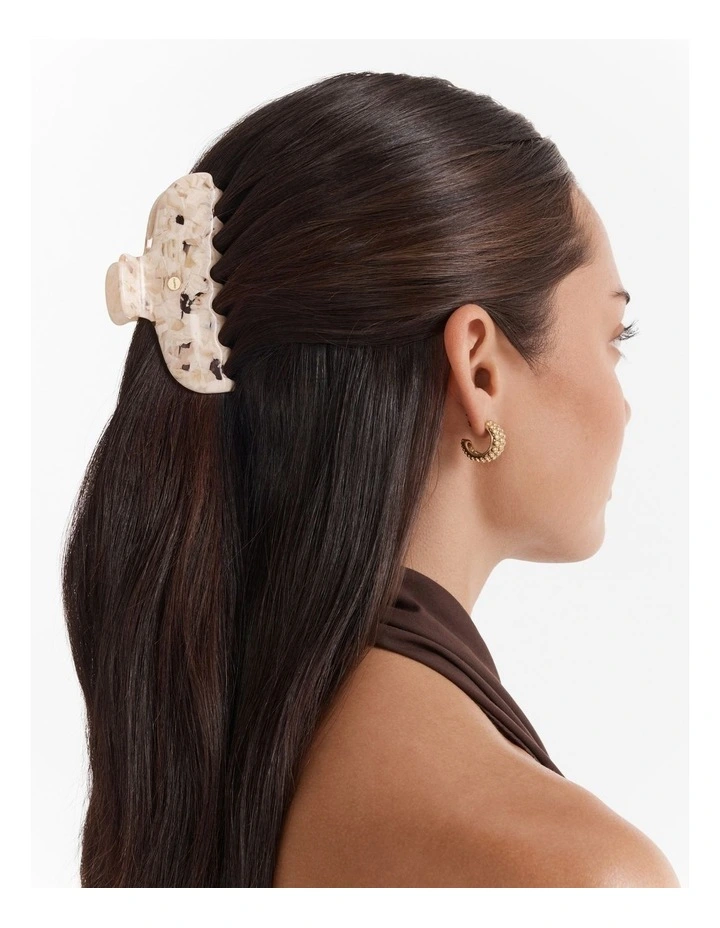 Mimco Mega Hair Claw Clip in Pearl image 2