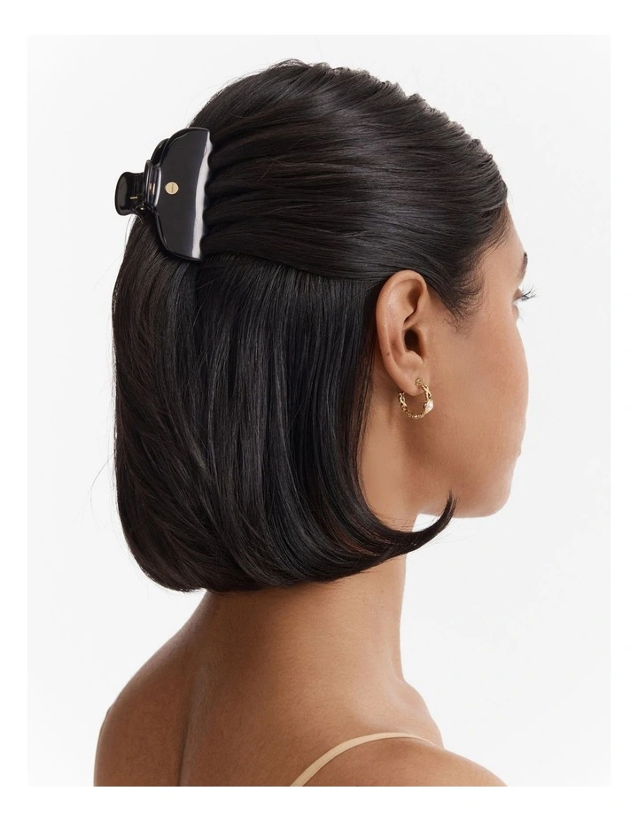Mimco Middy Hair Claw Clip in Black image 2