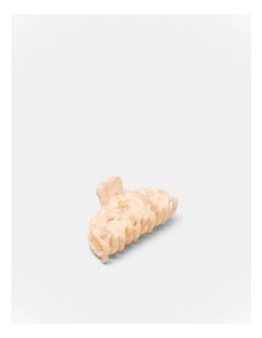 Middy Hair Claw Clip in Pearl