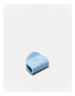 Mini Hair Claw Clip in Sky Blue