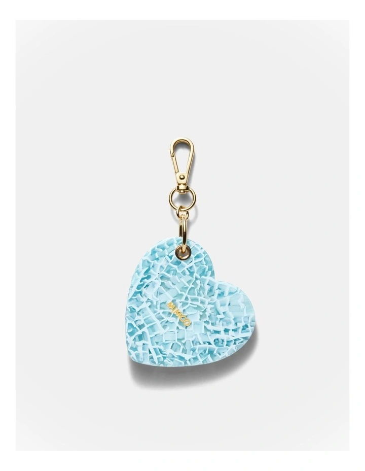 Lovely Hair Comb Keyring in Sky Blue image 1