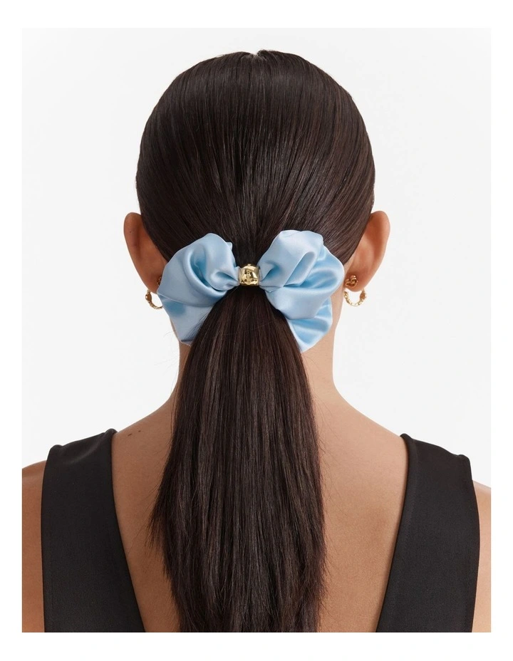 Ball Scrunchie in Sky Blue image 2