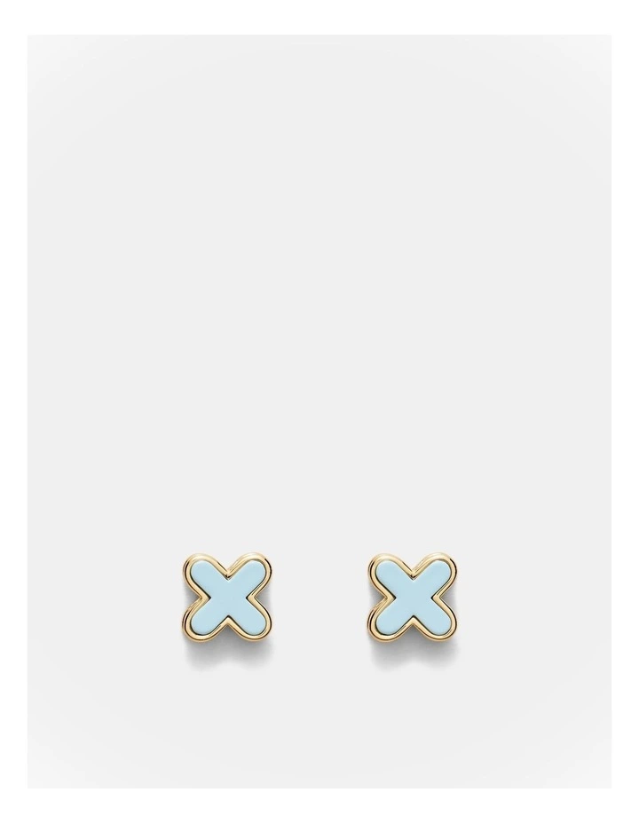 Dreamy Stud Earrings in Blue Haze image 1