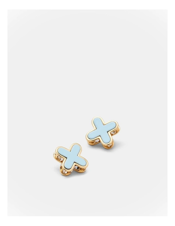 Dreamy Stud Earrings in Blue Haze image 3