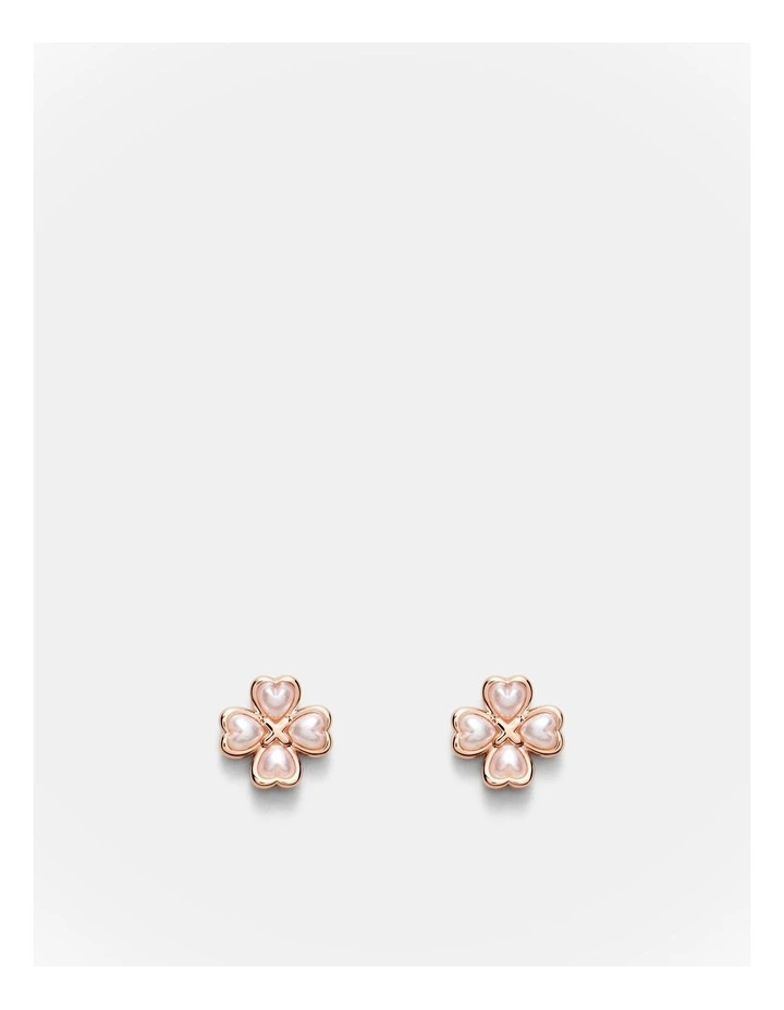 Love & Luck Stud Earrings in Rose Gold image 1
