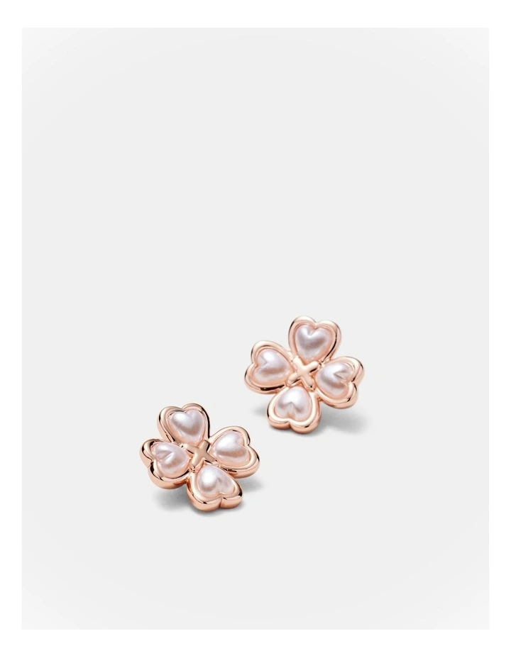 Love & Luck Stud Earrings in Rose Gold image 3
