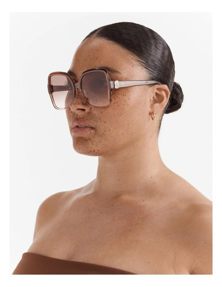 Echo Sunglasses in Berry image 2