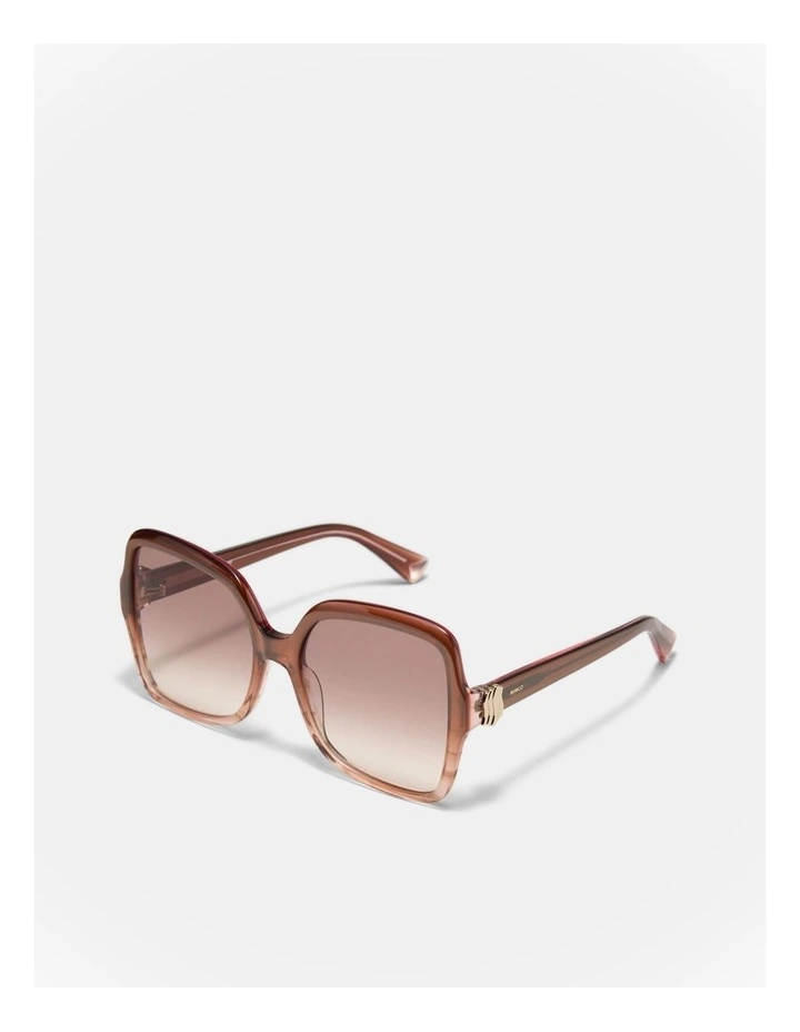 Echo Sunglasses in Berry image 3