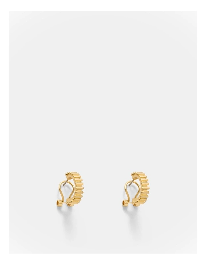 Goddess Pearl Hoop Earrings in Pearl image 5
