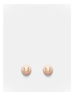 Adorbs Enamel Stud Earrings in Petal