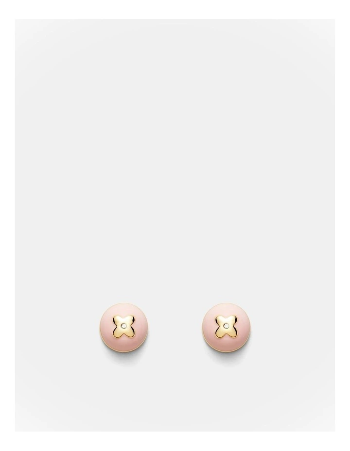 Adorbs Enamel Stud Earrings in Petal image 1
