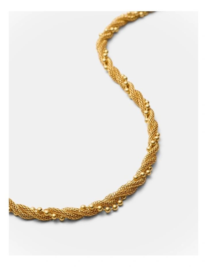 Contort Chain Necklace in Gold image 3