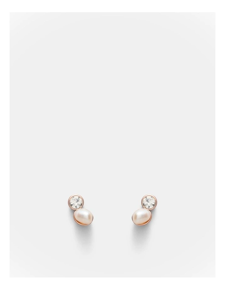 Encanto Earrings And Necklace Set in Rose Gold image 3