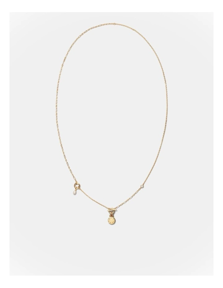Alluring Long Necklace in Gold image 5