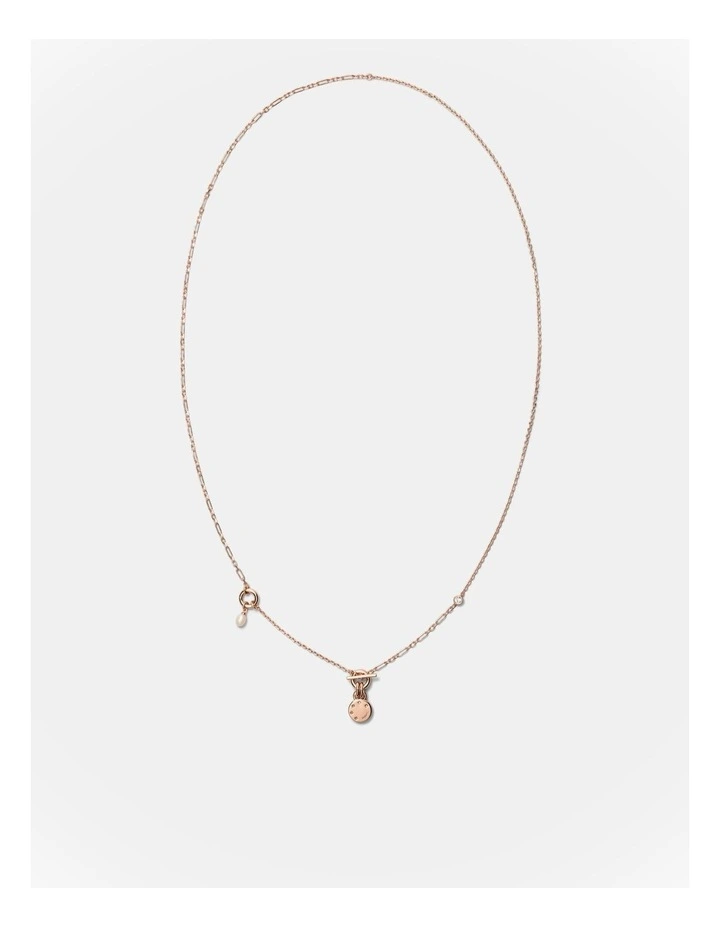 Alluring Long Necklace in Rose Gold image 5