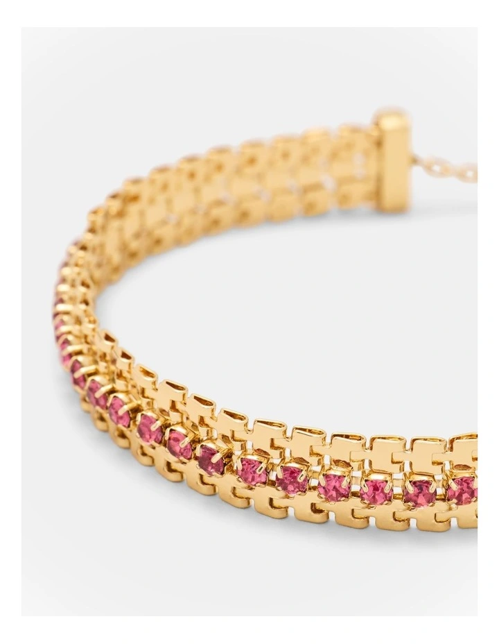 Crystallus Bracelet in Flamingo image 3