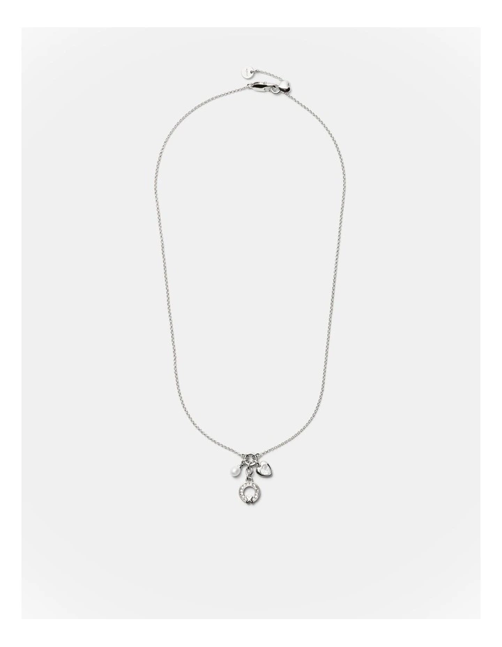 Encanto Earrings And Necklace Set in Silver image 3