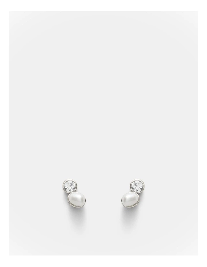 Encanto Earrings And Necklace Set in Silver image 5