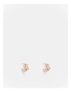 Adorbs Hoop Earrings in Rose Gold
