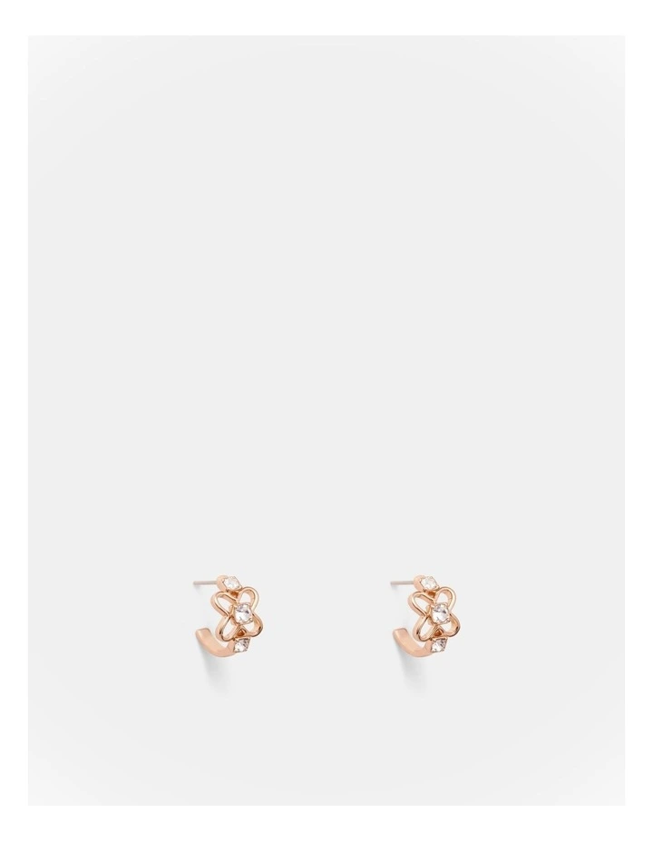 Adorbs Hoop Earrings in Rose Gold image 1