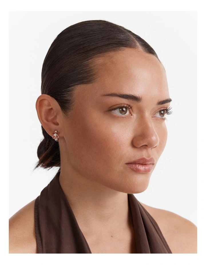Adorbs Hoop Earrings in Rose Gold image 4