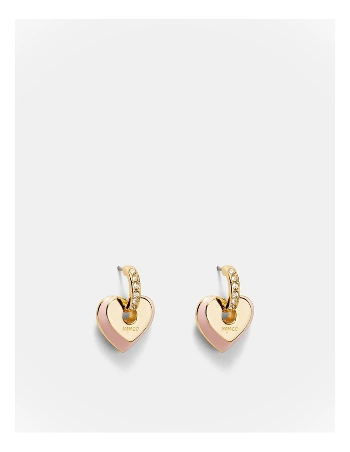 Lovely Enamel Stud Earrings in Petal image 1