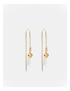 Lovely Thread Earrings in Gold