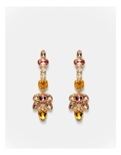 Alluring Drop Earrings in Petal
