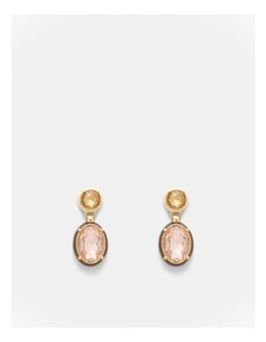 Goddess Earrings in Petal