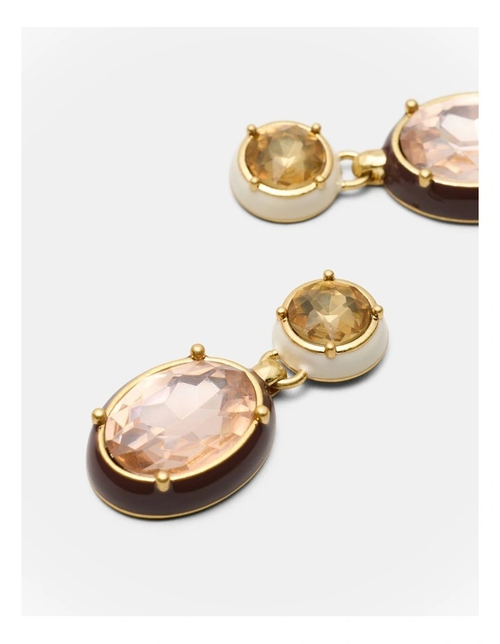 Goddess Earrings in Petal image 3