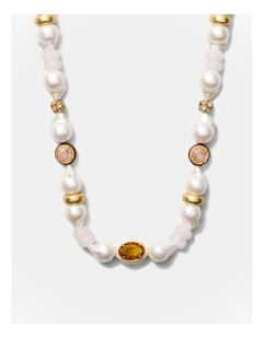 Goddess Pearl Necklace in Pearl