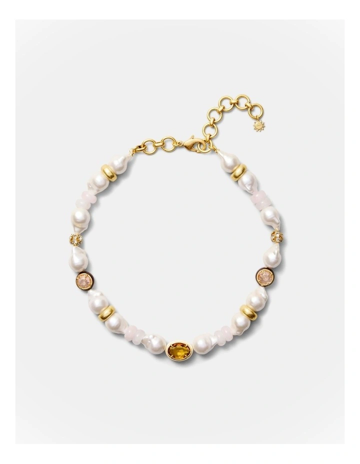 Goddess Pearl Necklace in Pearl image 4